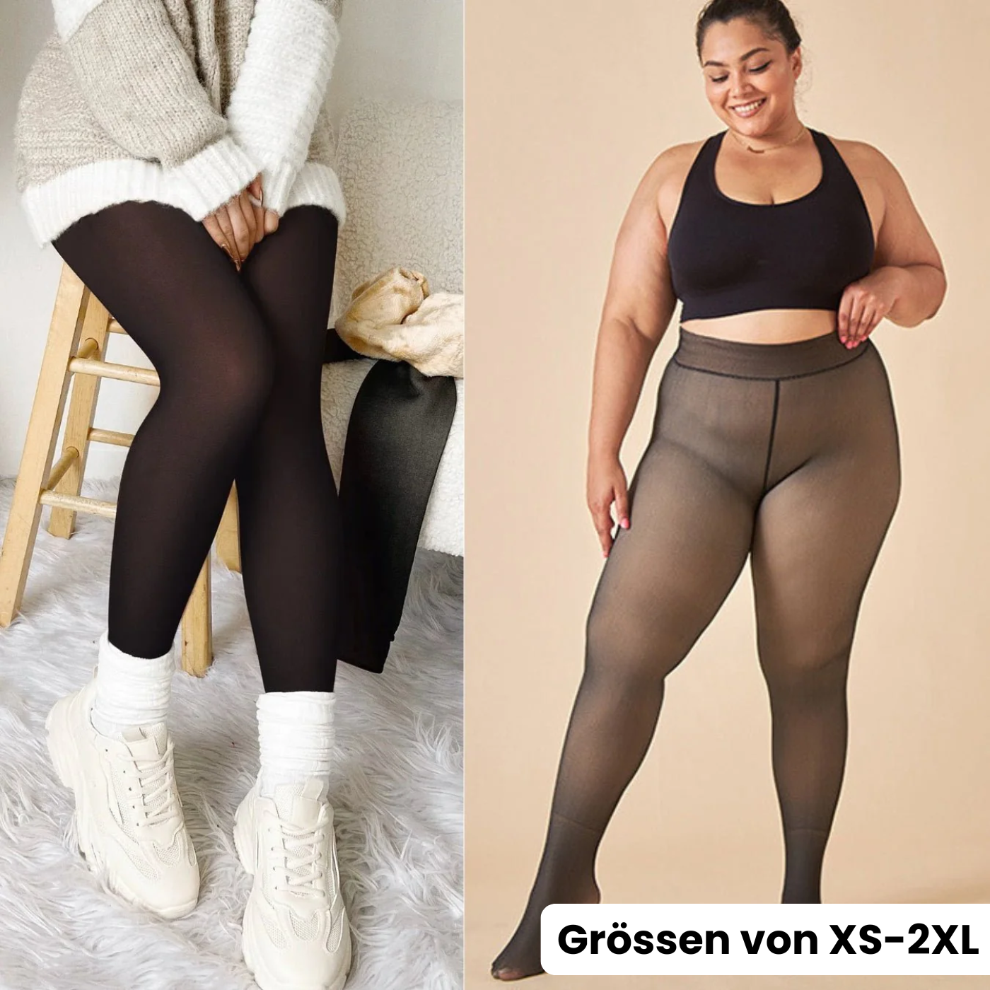 COREEX Winter-Kompressionsstrumpfhose