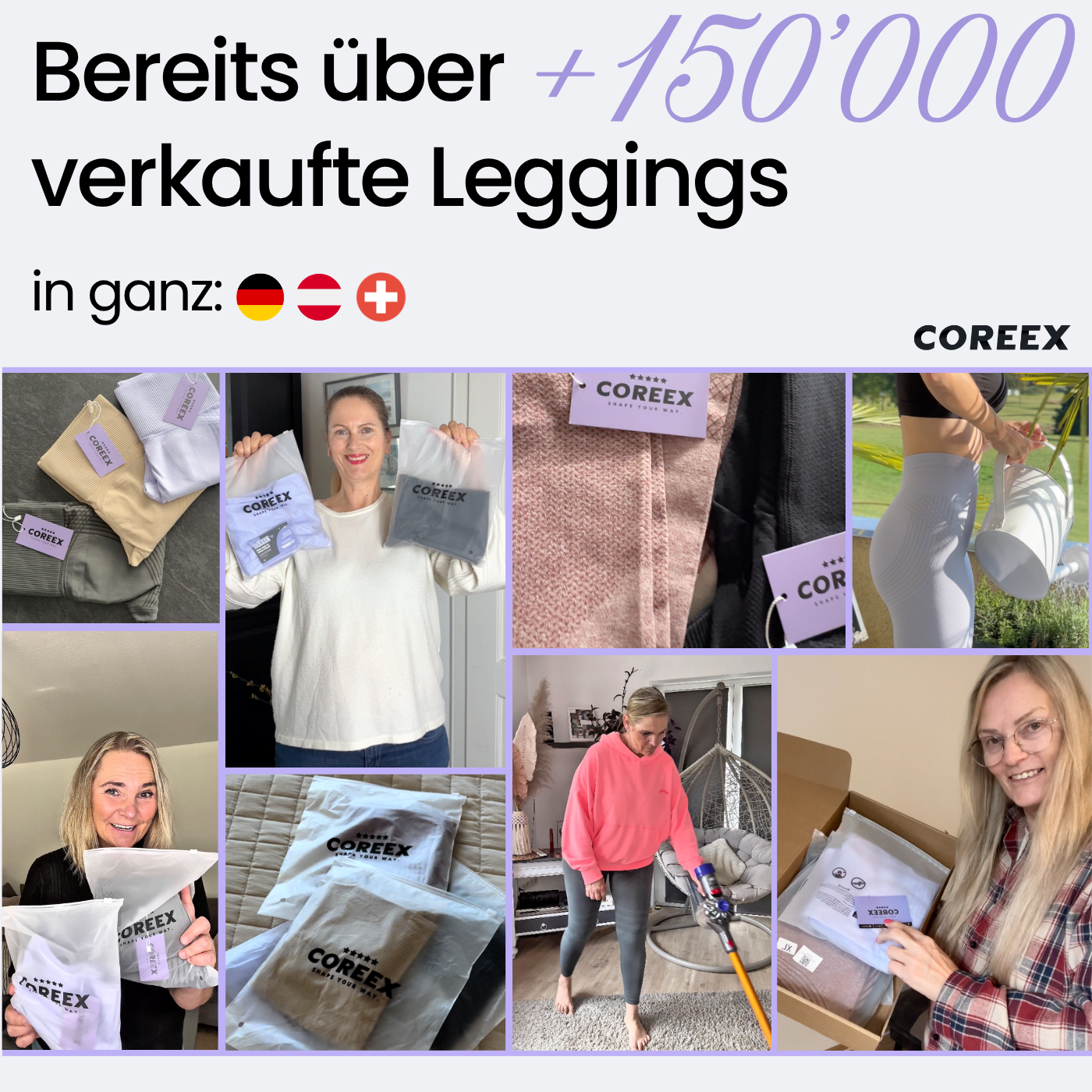 COREEX CelluFlex™ 3D-Kompressionsshorts 2.0